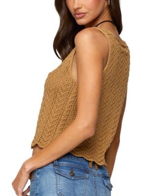 Sadiee Split Front Knit Top