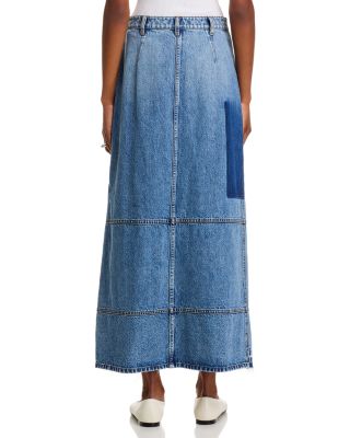 Denim Maxi Skirt