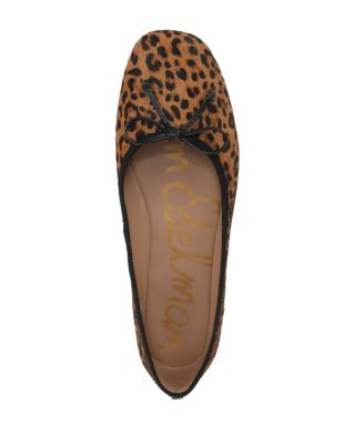 Women&#39;s Alie Animal Print Calf Hair Ballet Flats