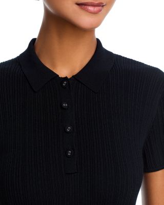 Collared Henley Mini Dress