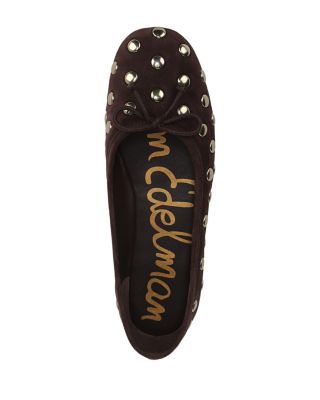 Women's Alie Stud Leather Ballet Flats