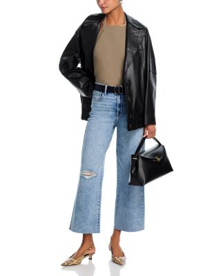 High Rise Wide Leg Jeans in Medium Wash - Exclusive