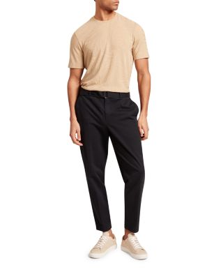 Jessper Jacquard Leaf Print Tee