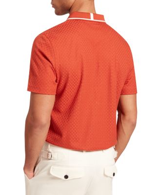 Cophen T Texture Zip Neck Polo Shirt