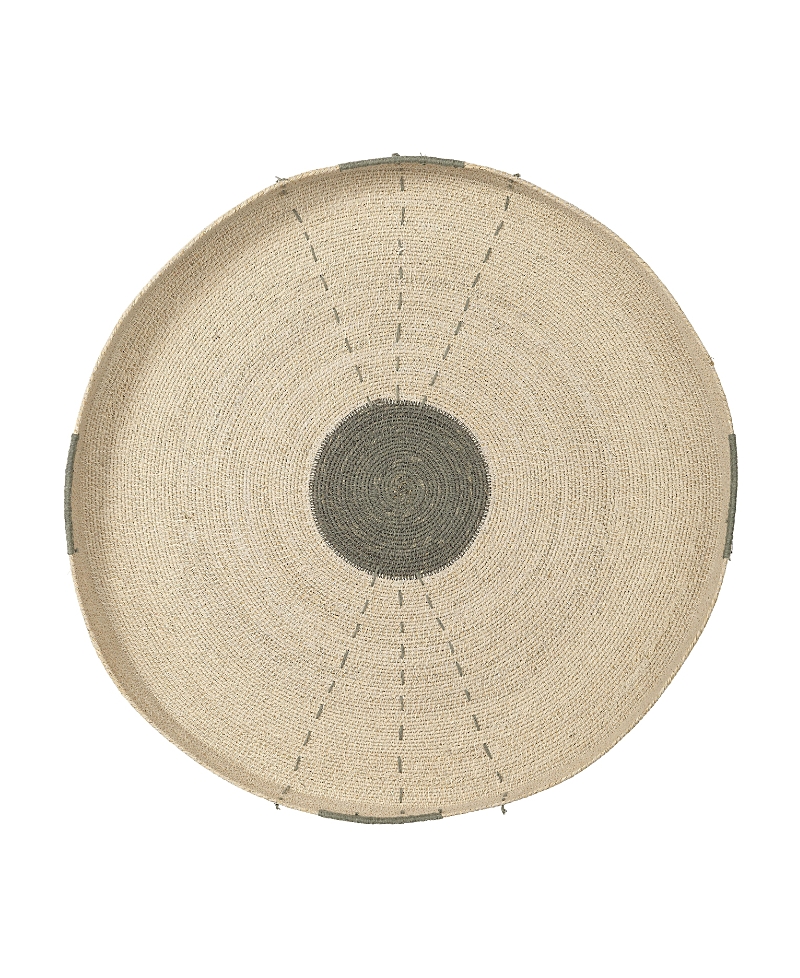 Jamie Young Sundial Seagrass Round Wall Art In Neutral