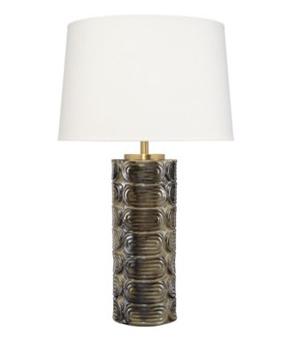 Jamie Young - Wright Ceramic Table Lamp with Linen Shade