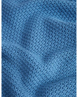 Sachair Textured Knit Open Neck Polo