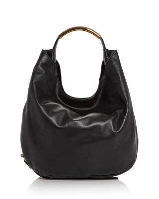 Moschino - Handle Me Leather Shoulder Bag