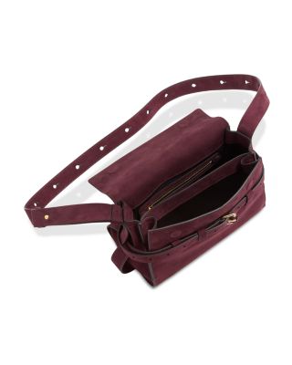 Tie Me Suede Shoulder Bag