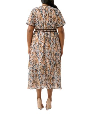 Bellarosa Floral V Neck Dress