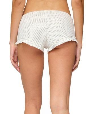Avalon Dotted Pointelle Ruffle Shorts
