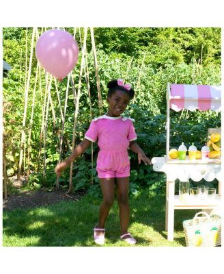 Girls' Bow Towelling Playsuit - Little Kid, Big Kid