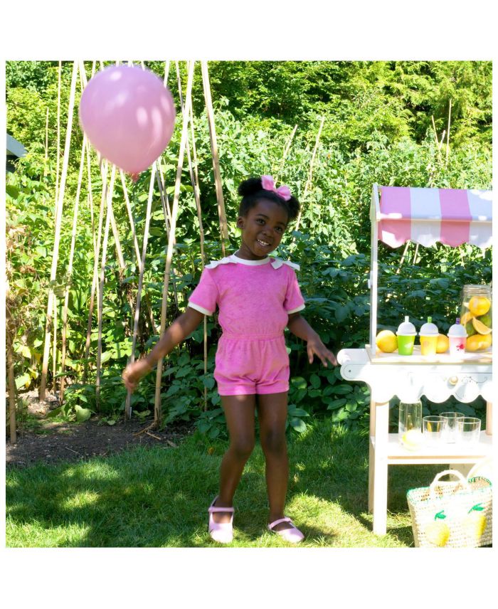 Girls' Bow Towelling Playsuit - Little Kid, Big Kid