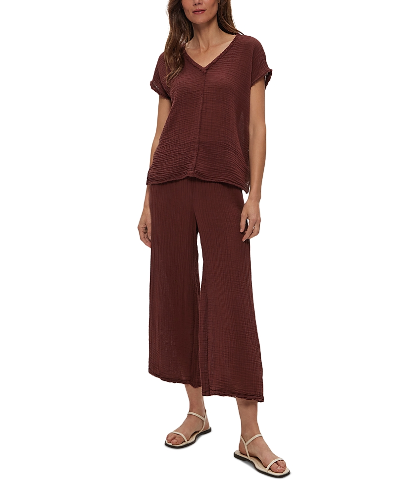 Michael Stars Medina Cotton Smocked Waist Pants