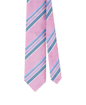  Robert Multi Stripe Basket Weave Necktie