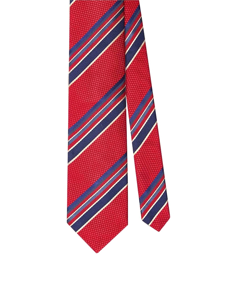 Robert Talbott Robert Multi Stripe Basket Weave Necktie