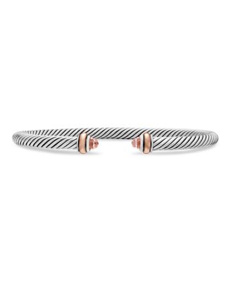 Cable Classic Bracelet with Morganite and 18K Rose Gold