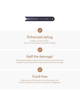 Corrale Hair Straightener | Prussian Blue/Copper