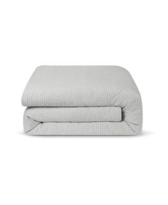 Piglet in Bed - Stripe Linen Blend Duvet Cover, King