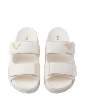  Women's Nappa Leather Slides