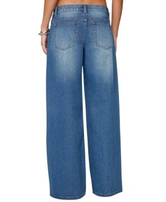 Linden Low Rise Baggy Medium Rinse Wash Jeans