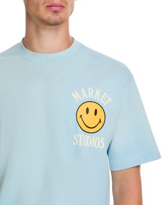 Upside Down Smiley Graphic Tee