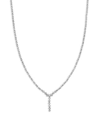 Bloomingdale's Fine Collection - Diamond Lariat Necklace in 14K White Gold, 5.0 tcw