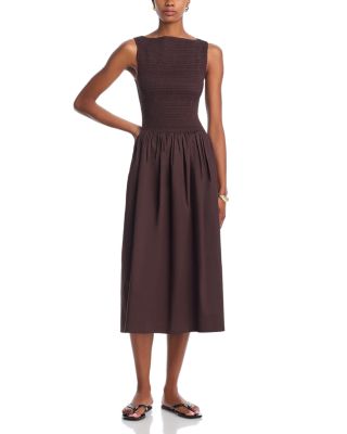 WAYF - May Smocked Midi Dress