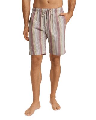 Linen Cotton Printed Short Pajama Pants