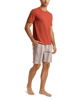 Linen Cotton Printed Short Pajama Pants