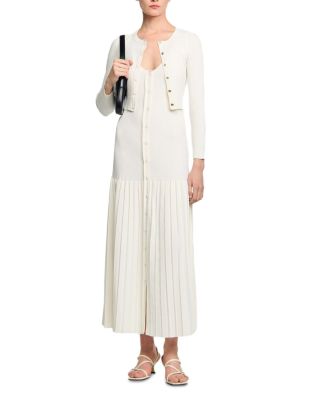 Cropped Rib Knit Cardigan