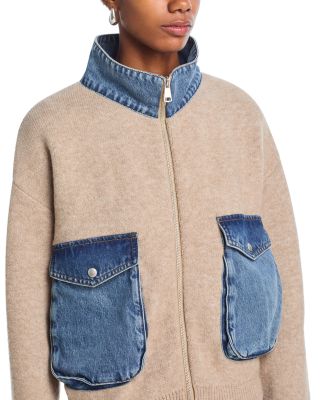 Sweater Bomber Jacket