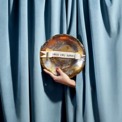 Ruan Hoffmann Love You More Ribbon Plate