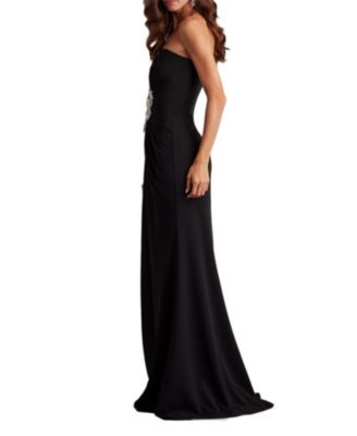 Sirota Center-Front Ruffle Gown