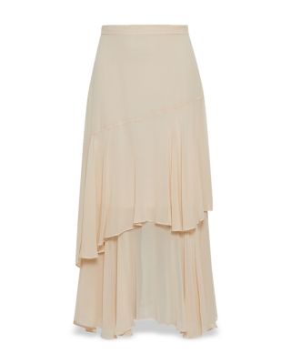 Ferito Silk Skirt 