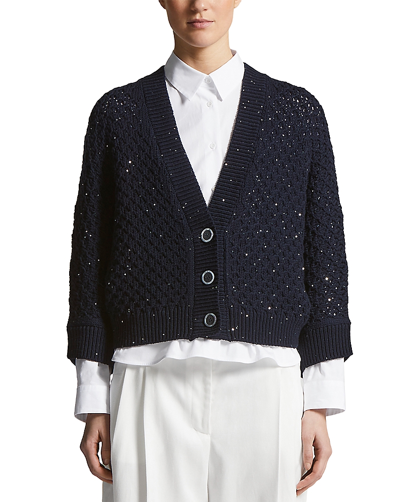 Peserico Cardigan In Black