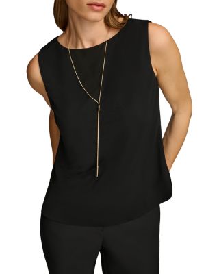 Sleeveless Crewneck Top