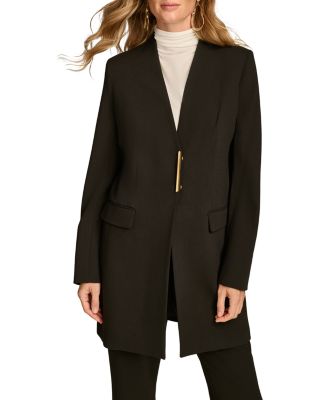 Collarless Hardware Blazer