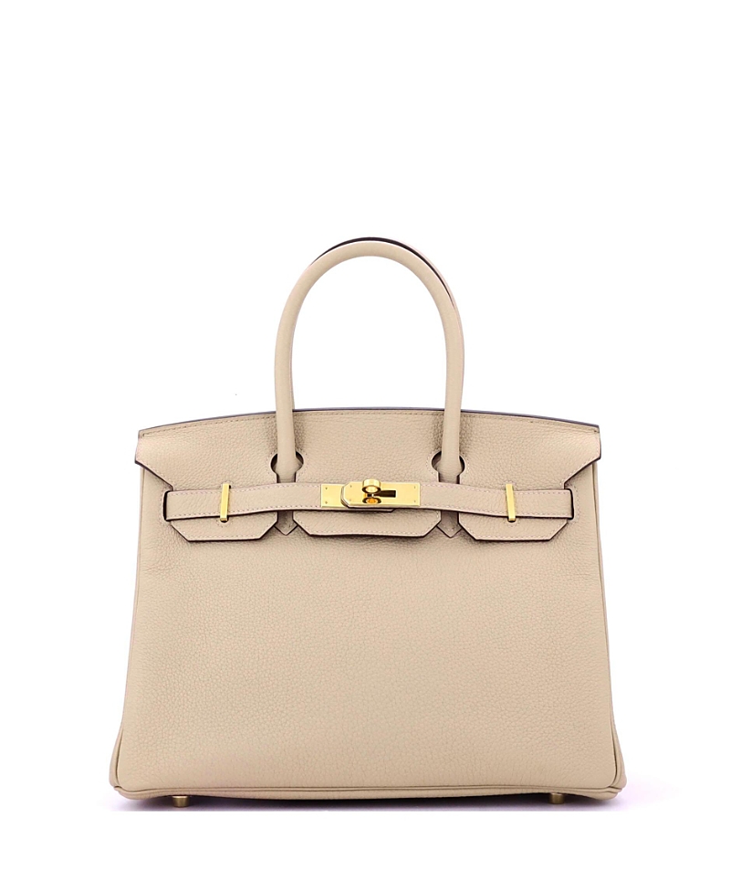 Pre-owned Pre-owned Hermes Hermes Birkin 30 Handbag Light Togo With Gold Hardware In Brown