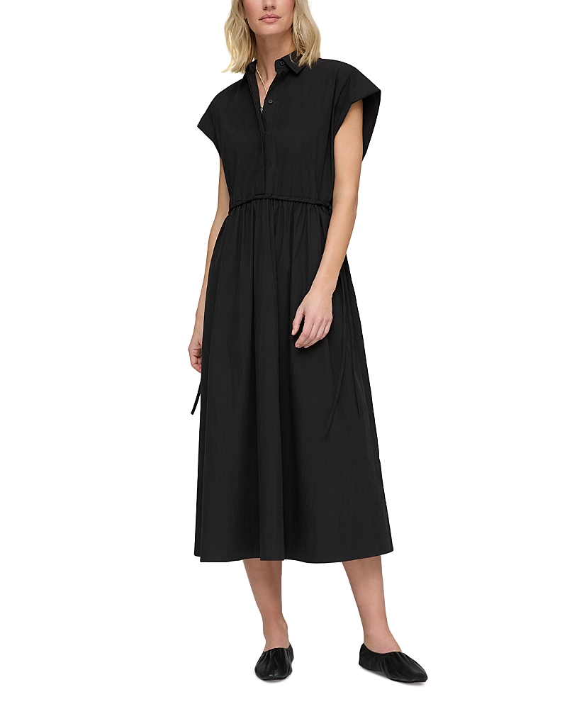 Lafayette 148 New York Gathered Waist Shirt Dress