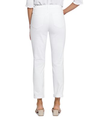 Petite Margot Girlfriend Jeans in Optic White