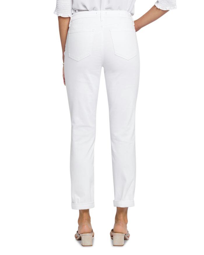 Petite Margot Girlfriend Jeans Optic White