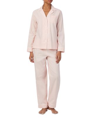 Long Sleeve Woven Pajama Set