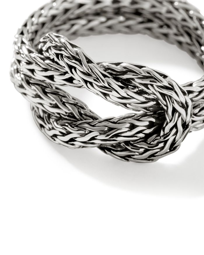 Sterling Silver Love Knot Weave Ring