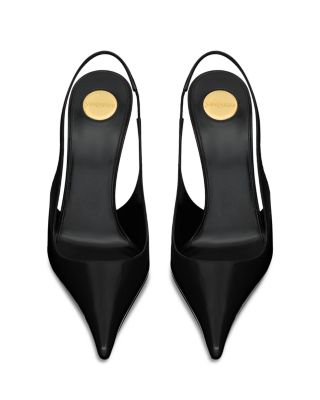 Women's Vendome Flared Stiletto High Heel Slingback Pumps