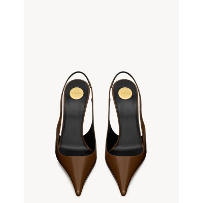 Women's Vendome Flared Stiletto High Heel Slingback Pumps