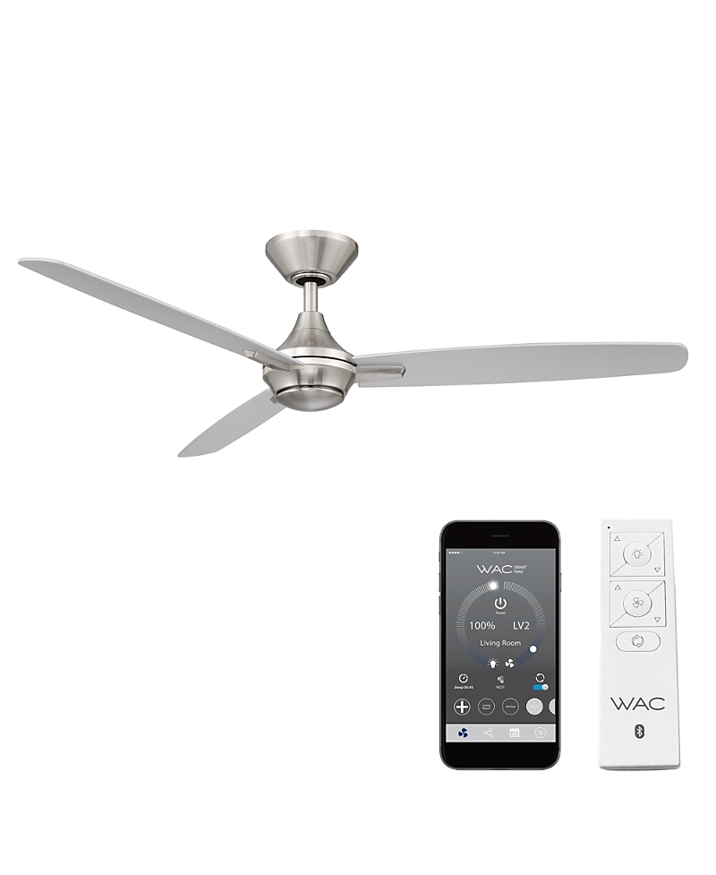 Photos - Fan Wac lighting Smart Blitzen 54in Indoor or Outdoor Smart Home Ceiling Fan 4D-A68E-4906C722BFDA