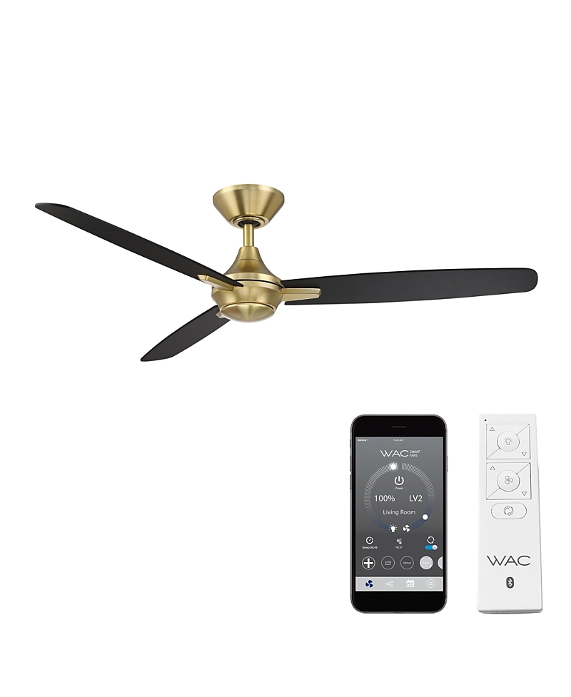 Photos - Fan Wac lighting Smart Blitzen 54in Indoor or Outdoor Smart Home Ceiling Fan 4D-A68E-4906C722BFDA