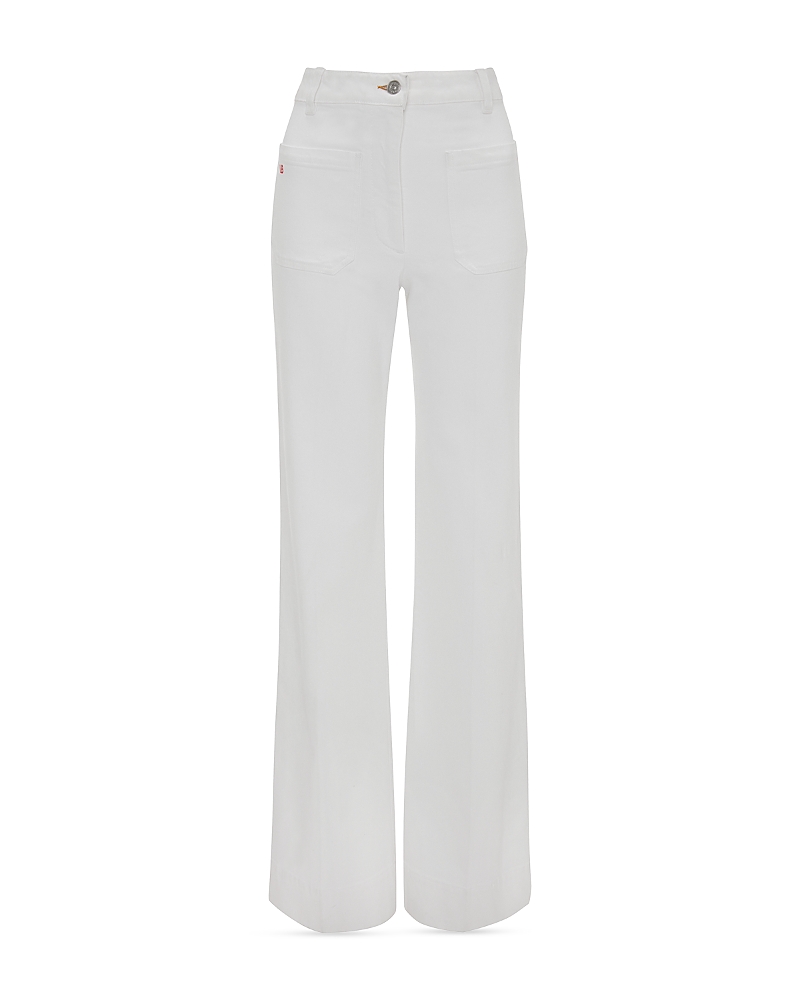 Victoria Beckham High Rise Alina Jeans in White