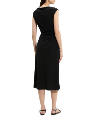 Boat Neck Midi Dress